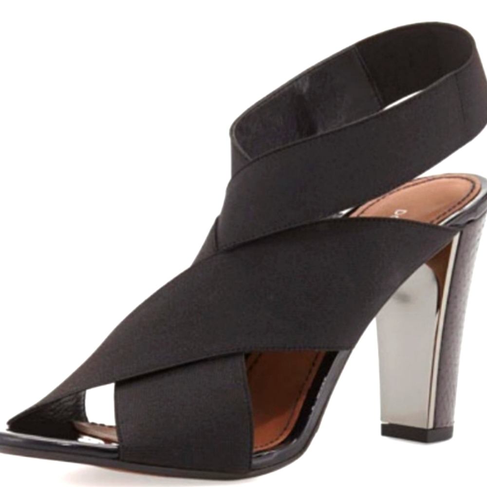 DONALD PLINER STRAPPY HIGH HEEL SANDALS SZ 7.5